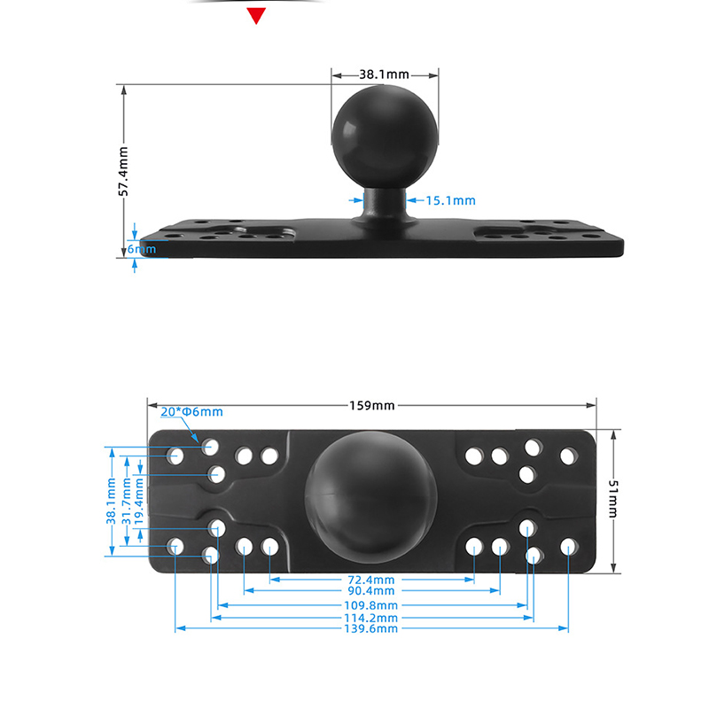1.5 Inch Marine Fish Finder Mo - Fish Finder Mount review and price