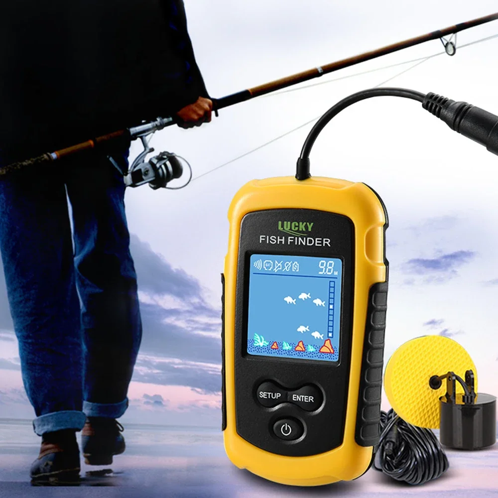 Lucky LCD Color Screen Portabl - Fish Finder Cable review and price