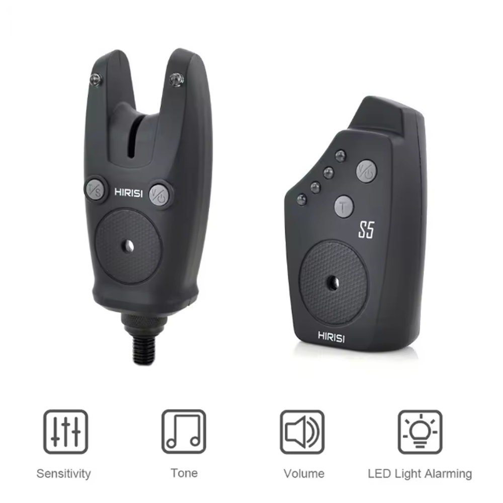 Hirisi S5 Carp Fishing Bite Al - Bite Alarm review and price