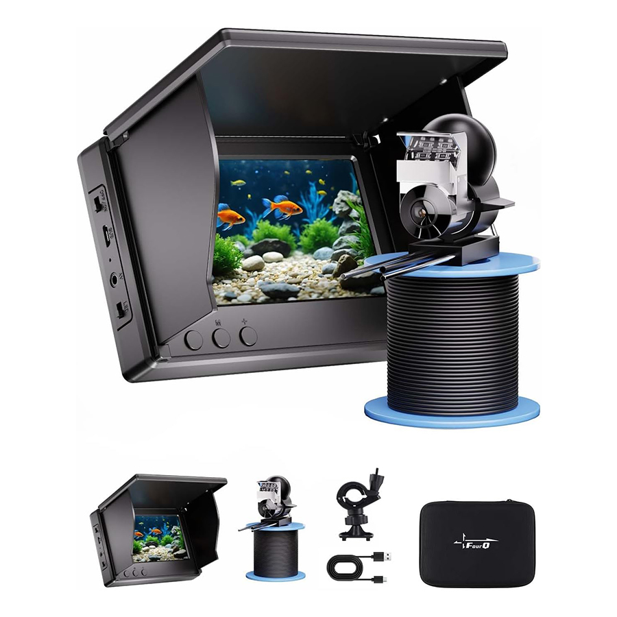 FOURQ Handheld 1080P 4.3'' LCD - Fishing Depth Finder review and price