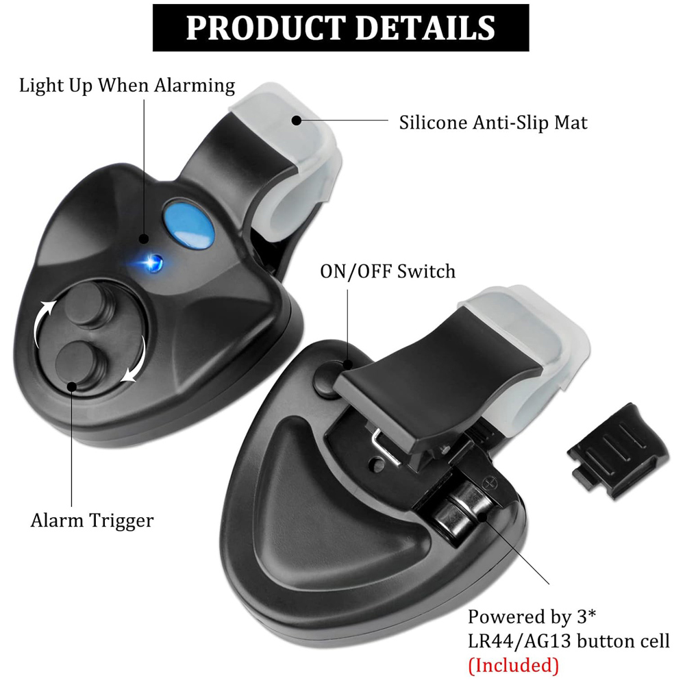 Carp Fishing Clip Set Rod Elec - Bite Alarm review and price
